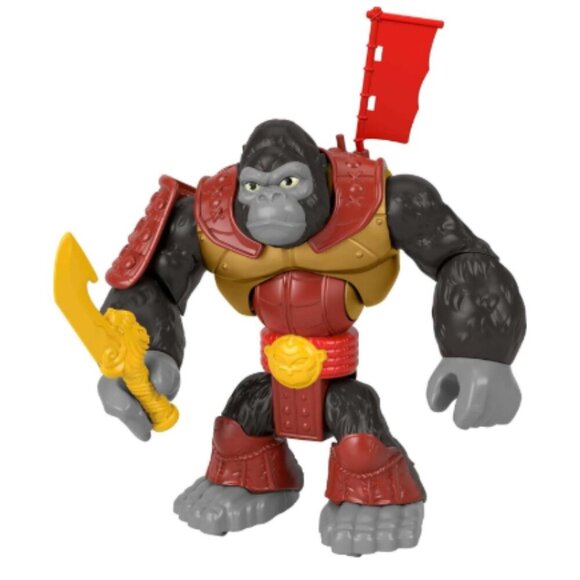 Fisher-Price Imaginext Preschool Toy Silverback Gorilla Smash 8-in Figure - Picture 4 of 7